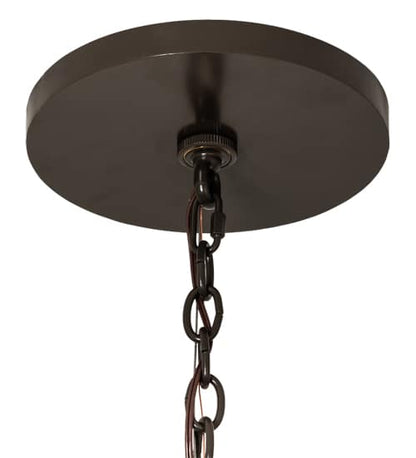 4 Light 34" Wide Taper Candle Pendant