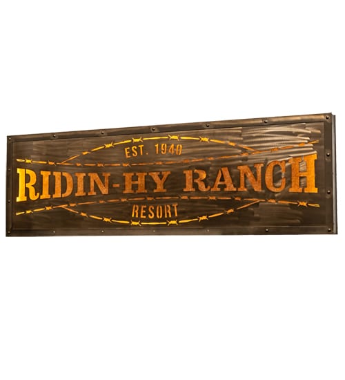 Ridin Hy Personalized 25" Tall LED Wall Sconce