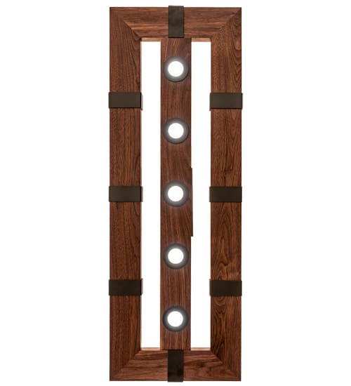 8 Light 48" Wide Pillar Candle Linear Pendant