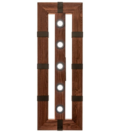 8 Light 48" Wide Pillar Candle Linear Pendant