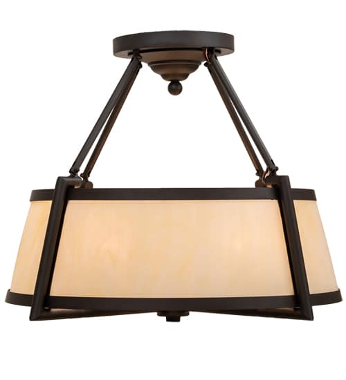 Cilindro Lucy 4 Light 24" Wide Semi-Flush Ceiling Fixture