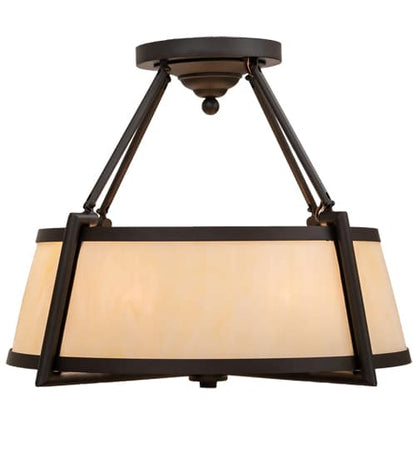 Cilindro Lucy 4 Light 24" Wide Semi-Flush Ceiling Fixture