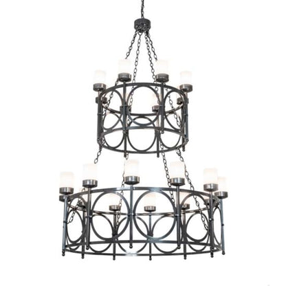 Meyda Tiffany Porta 20 Light 54" Wide Ring Chandelier