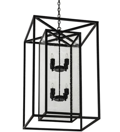 8 Light 35" Wide Taper Candle Pendant