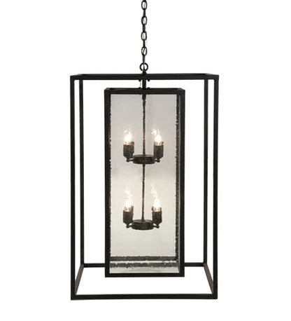 8 Light 35" Wide Taper Candle Pendant