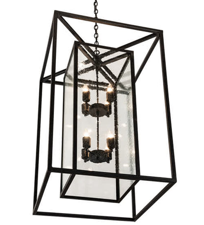8 Light 35" Wide Taper Candle Pendant