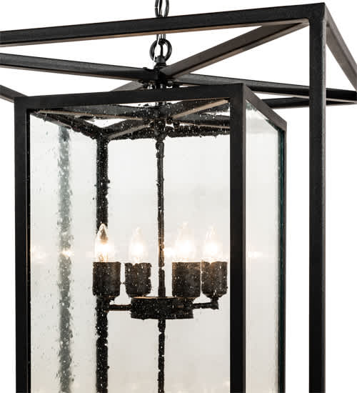 8 Light 35" Wide Taper Candle Pendant
