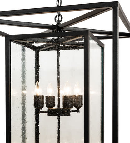 8 Light 35" Wide Taper Candle Pendant