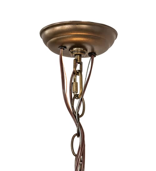 6 Light 41" Wide Abstract Pendant