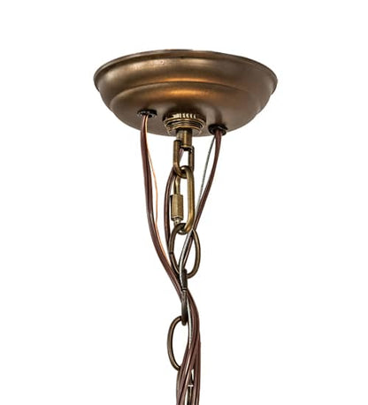 6 Light 41" Wide Abstract Pendant