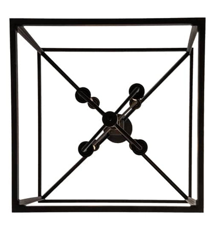8 Light 51" Wide Taper Candle Pendant