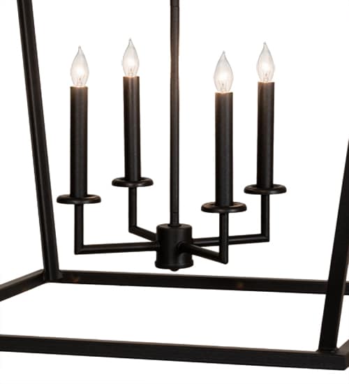 8 Light 51" Wide Taper Candle Pendant