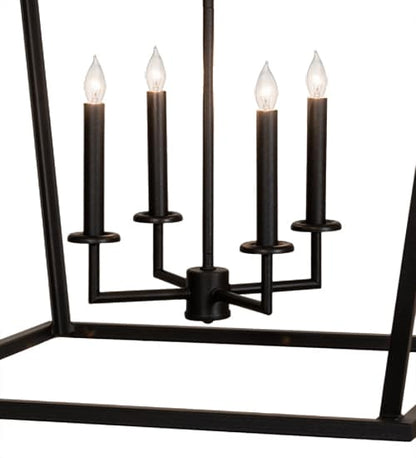8 Light 51" Wide Taper Candle Pendant