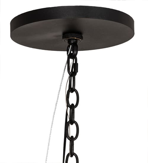 8 Light 51" Wide Taper Candle Pendant