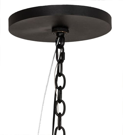 8 Light 51" Wide Taper Candle Pendant