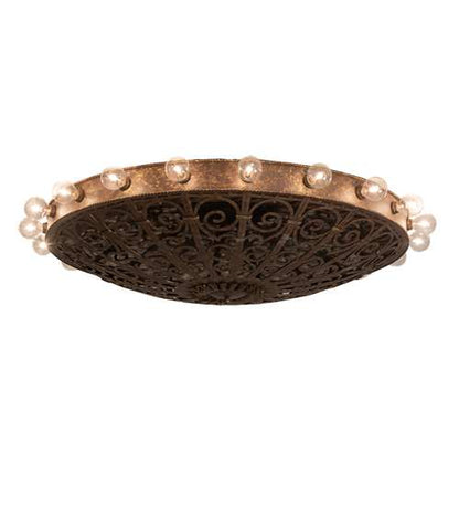 Osteria 20 Light 52" Wide Flush Mount Bowl Ceiling Fixture