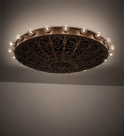 Osteria 20 Light 52" Wide Flush Mount Bowl Ceiling Fixture