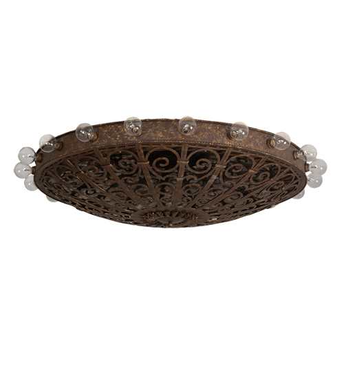 Osteria 20 Light 52" Wide Flush Mount Bowl Ceiling Fixture