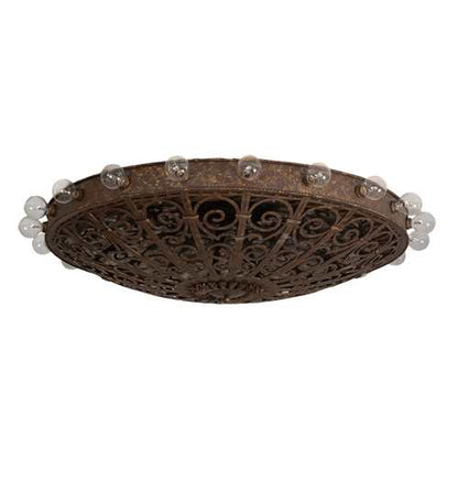 Osteria 20 Light 52" Wide Flush Mount Bowl Ceiling Fixture