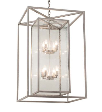 8 Light 40" Wide Taper Candle Pendant