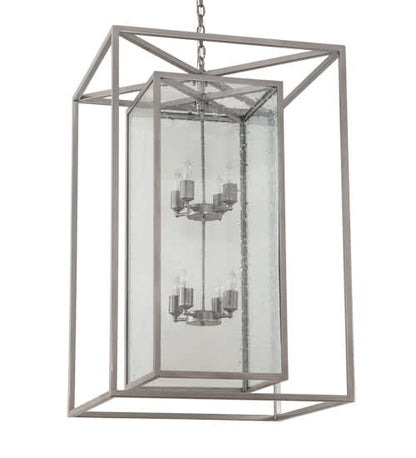 8 Light 40" Wide Taper Candle Pendant