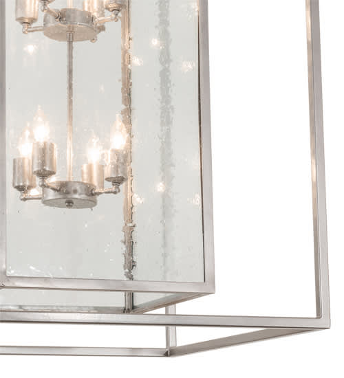 8 Light 40" Wide Taper Candle Pendant