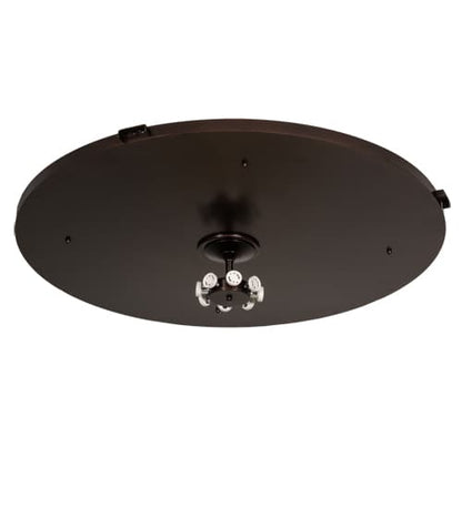 Fleur-de-lis 8 Light 45" Wide Flush Mount Bowl Ceiling Fixture