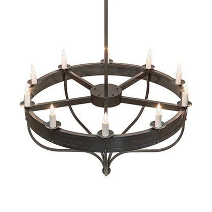 Meyda Tiffany Parnella 10 Light 54" Wide Taper Candle Style Chandelier