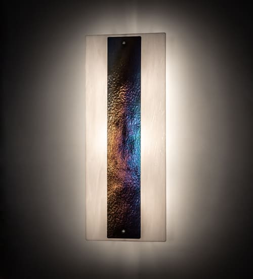 Metro Aurora Borealis 3 Light 30" Tall Wall Sconce