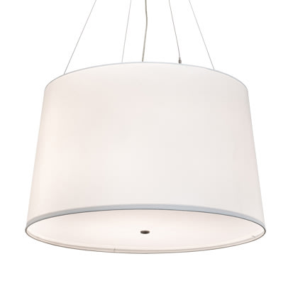 6 Light 36" Wide Suspension Pendant