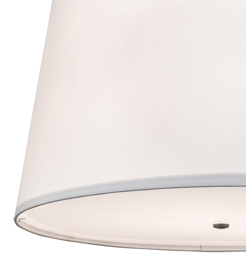 6 Light 36" Wide Suspension Pendant