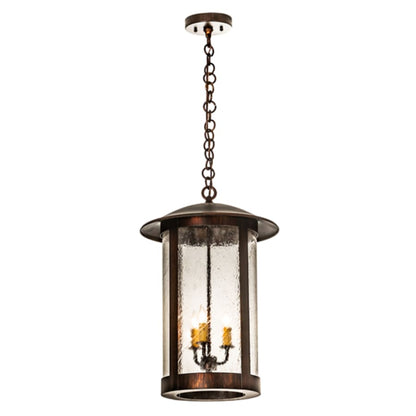 Meyda Tiffany 3 Light 14" Wide Taper Candle Pendant