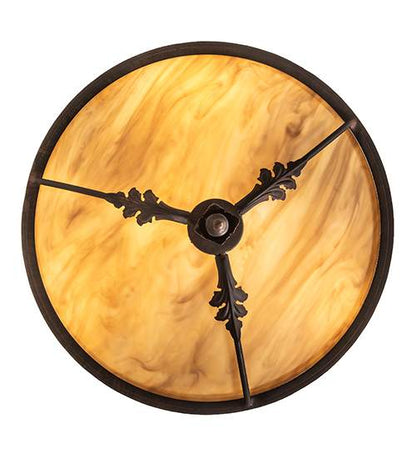 Hoja 3 Light 15" Wide Semi-Flush Bowl Ceiling Fixture - Rokusho Finish