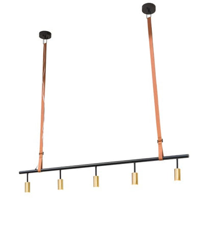5 Light 71" Wide Suspension Linear Pendant