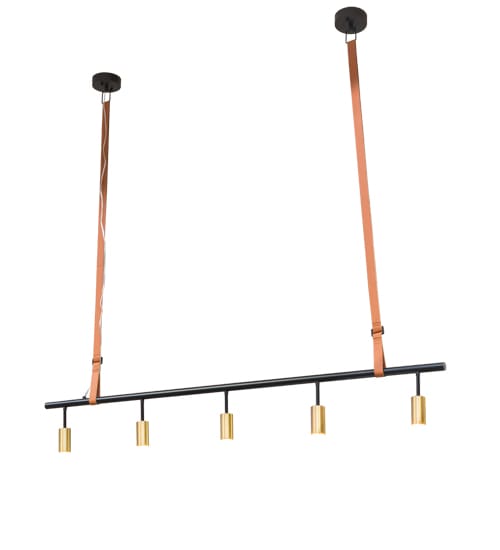 5 Light 71" Wide Suspension Linear Pendant