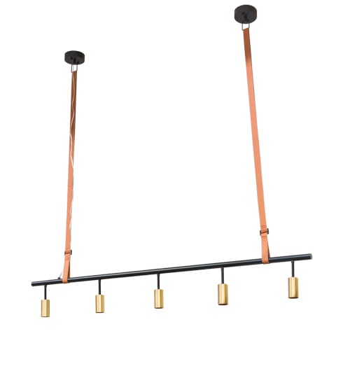 5 Light 71" Wide Suspension Linear Pendant