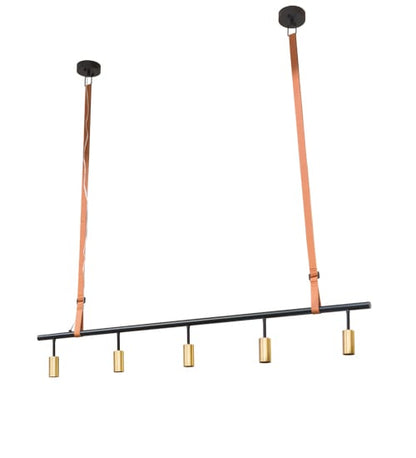 5 Light 71" Wide Suspension Linear Pendant