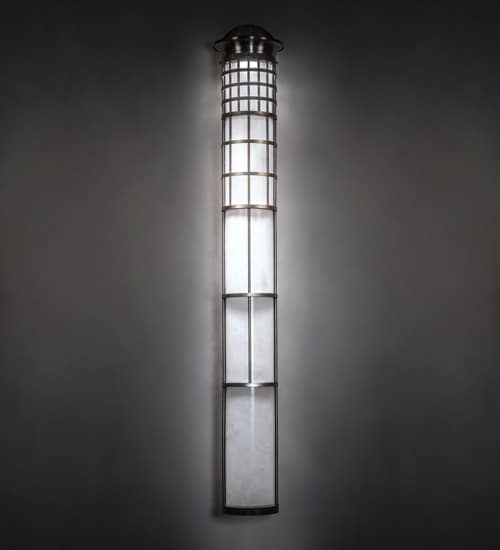 Hudson House 68" Tall Wall Sconce with Shade