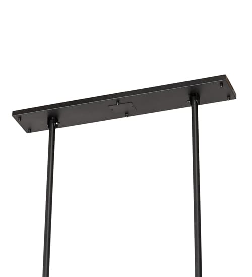 22 Light 48" Wide Wood Linear Pendant