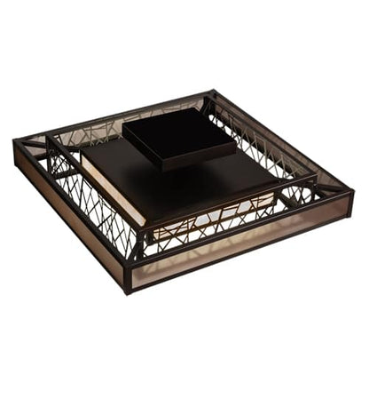 Quadrato Rich Umador 51" Wide LED Semi-Flush Square Ceiling Fixture