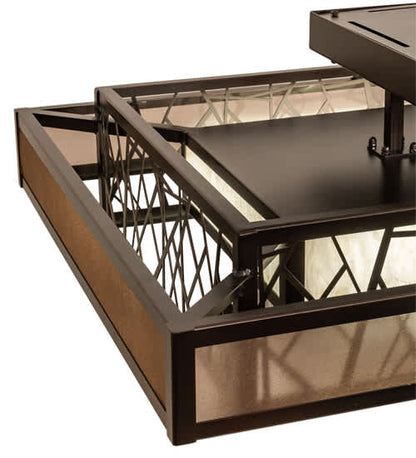 Quadrato Rich Umador 48" Wide LED Semi-Flush Ceiling Fixture