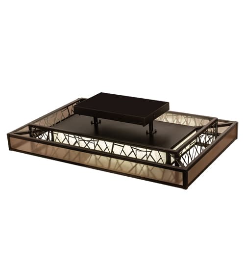 Quadrato Rich Umador 48" Wide LED Semi-Flush Ceiling Fixture