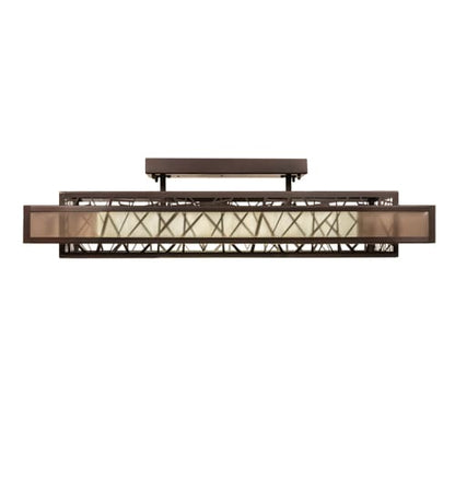 Quadrato Rich Umador 48" Wide LED Semi-Flush Ceiling Fixture