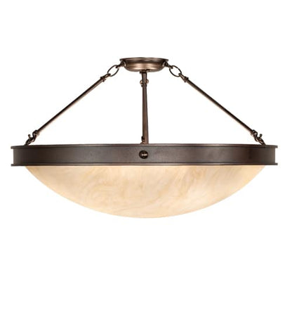Dionne 4 Light 28" Wide Semi-Flush Bowl Ceiling Fixture