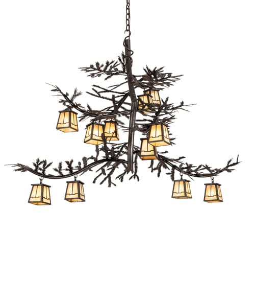 Long Pine Branch 12 Light 37" Wide Chandelier