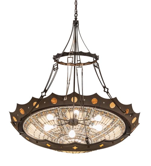 6 Light 50" Wide Pendant