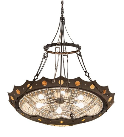 6 Light 50" Wide Pendant