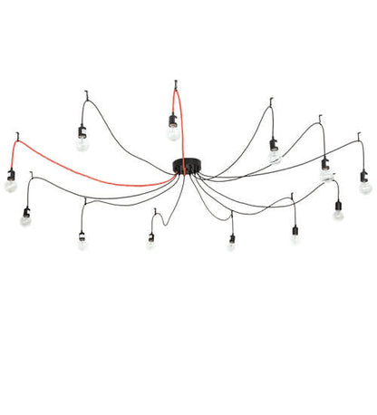 12 Light 120" Wide Suspension Multi Light Pendant