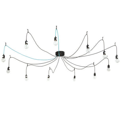 12 Light 120" Wide Suspension Multi Light Pendant