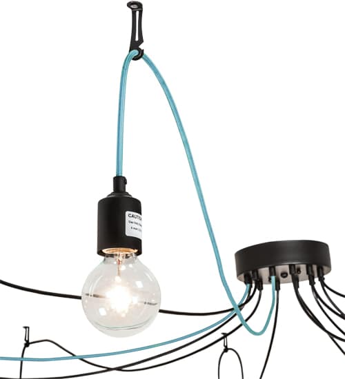 12 Light 120" Wide Suspension Multi Light Pendant